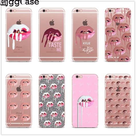 Phone Cases Sexy Girl Kylie Jenner Lips Kiss Lips Clear Silicon Soft Tpu Case Cover For Iphone 7