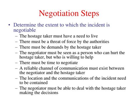 Ppt Hostage Negotiation Powerpoint Presentation Free Download Id7075223