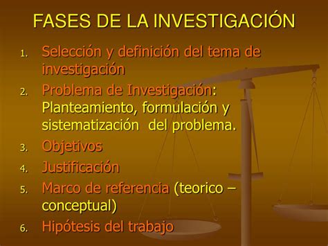 Ppt Fases De La InvestigaciÓn Powerpoint Presentation Free Download