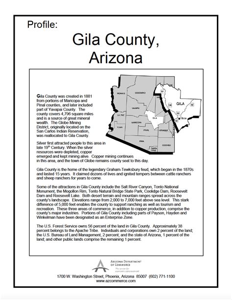 Community Profile Gila County Resolution Copper Project And Land