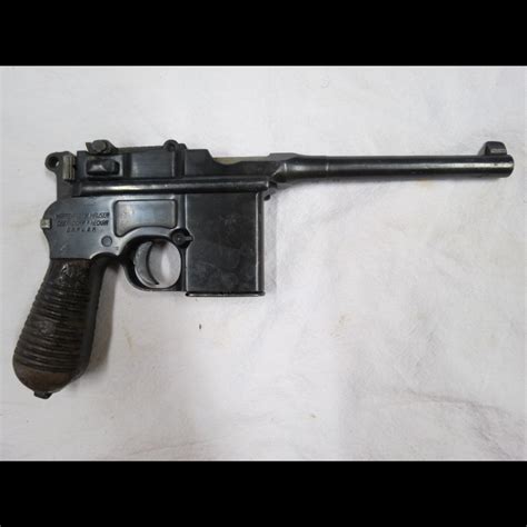 Pistolet Mauser C96 Schnellfeuer 712 Calibre 763 Neutralisée