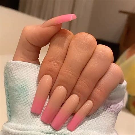 Kylie On Instagram “pink Ombré 💕” Uñas Postizas De Gel Manicura De