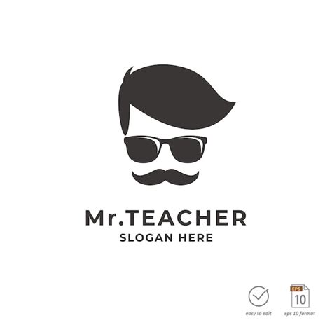 Premium Vector Education Teacher Logo Design