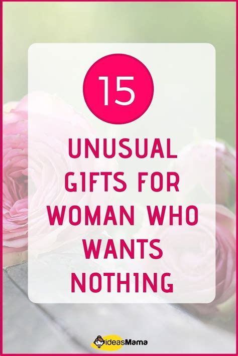 Unusual Gifts For Woman Who Wants Nothing That They Will Cherish As It Is Tough Reading The