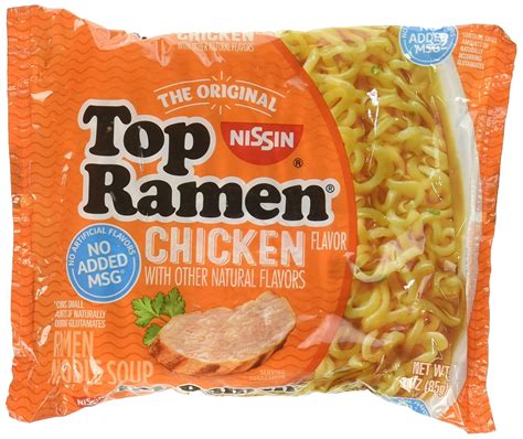 Buy Nissin Top Ramen Noodle Soup Chicken Flavor 3 Ounce Packages 5 Pack Online At Lowest Price