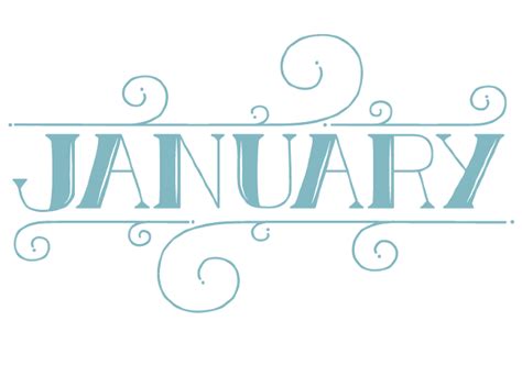 January Transparent Background Png Mart