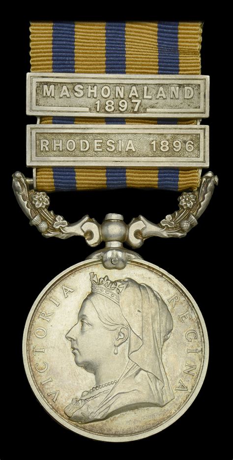 British South Africa Company Medal 1890 97 Reverse Matabeleland 1893