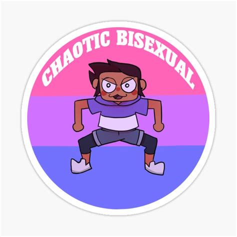Luz Chaotic Bisexual Sticker For Sale By Hipsterscum Redbubble
