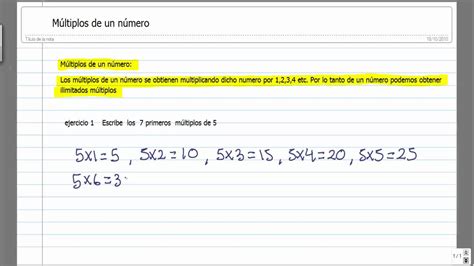 Cuáles Son Los Multiplos De Un Número Ejemplos Opciones De Ejemplo