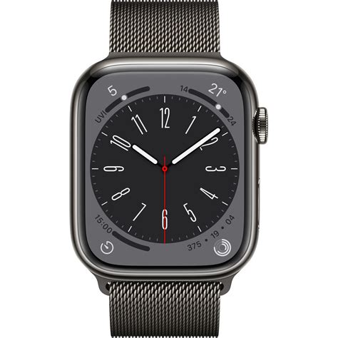Buy Apple Watch Series 8 Gps Cellular 45mm Graphite Stainless Steel