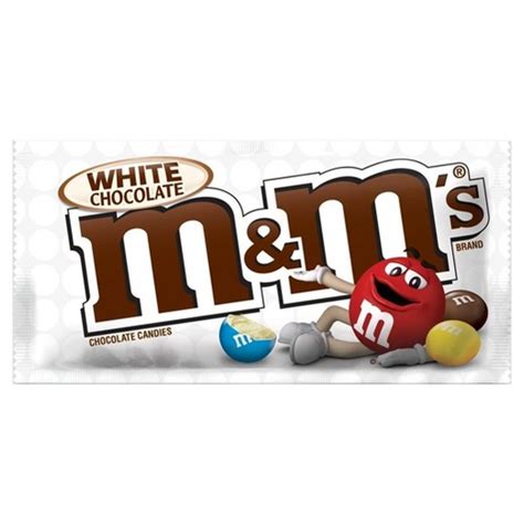 Mandms White Chocolate Schokolade Süßigkeiten Americandy American