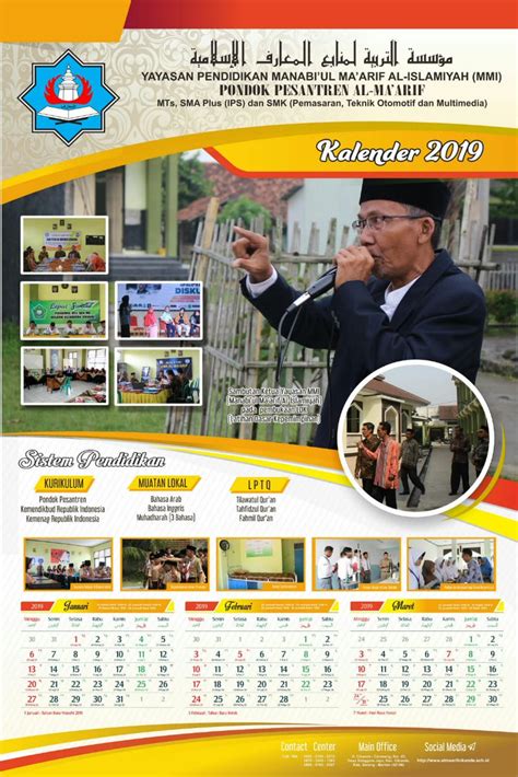 Downloar Kalender 2021 Tema Pondok Pesantren Psd 41 Desain Kalender