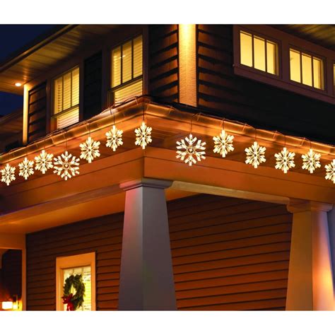 Holiday Time Twinkling Snowflake Icicle Light Set Comes With 105 Lights