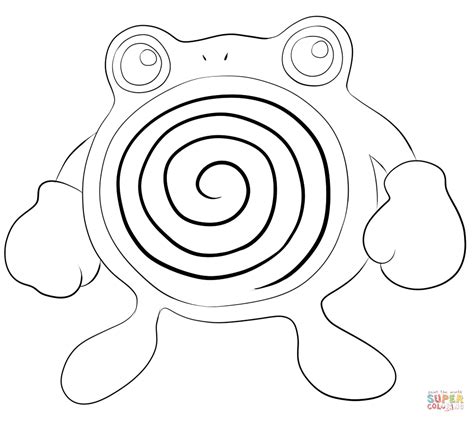 Poliwhirl Coloring Page Free Printable Coloring Pages