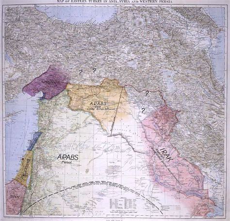 40 Maps That Explain World War I Lawrence Of Arabia Map Middle East