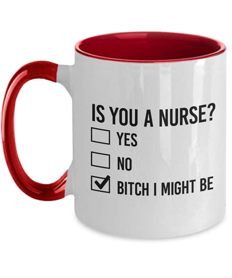T For Nurse Nurse Mug Nurse Cup Funny Nurse T Nurse Etsy