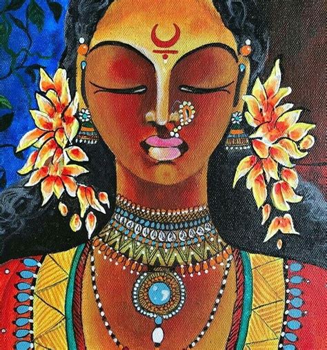 Beautiful Maharashtrian Marathi Women With Flowers In Her Hair