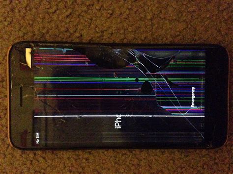 my iphone has a cracked screen and colour… apple community