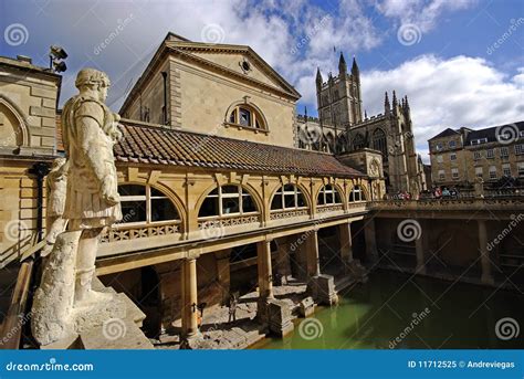 Roman Baths City Of Bath Uk Stock Image Image Of Baths Britain