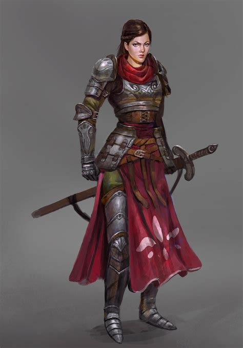 Female Knight By Timkongart On Deviantart