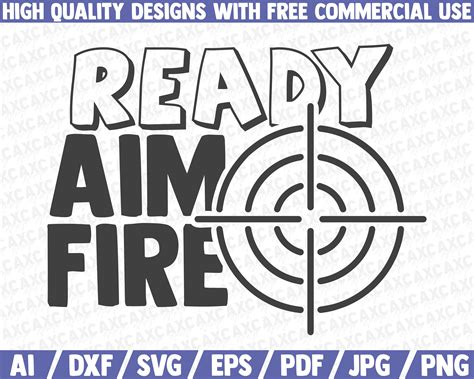 Ready Aim Fire Svg Bathroom Svg Cut File Instant Download Etsy Uk