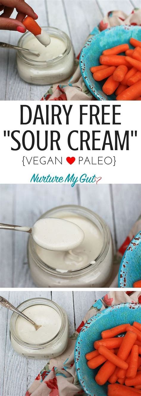 Fast Easy Dairy Free Sour Cream Ready In Minutes Made With Cashews