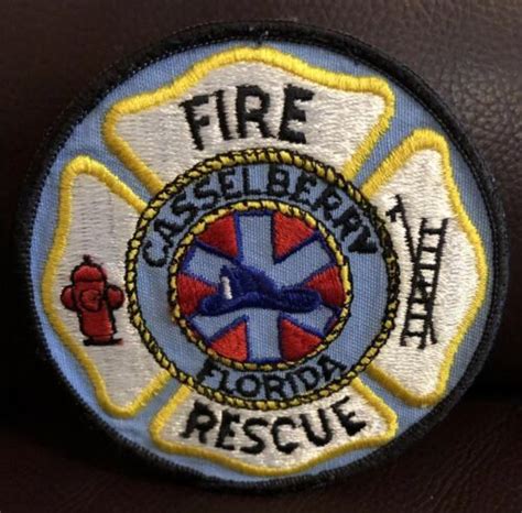 Florida Casselberry Fire Rescue Patch 375” Diameter Ebay
