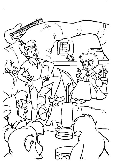 Free Printable Peter Pan Coloring Pages Printable Templates