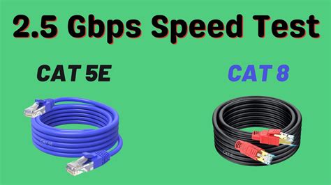Cat 8 Vs Cat 5e Ethernet Speed Test Youtube