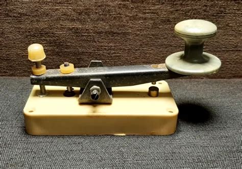 Vintage Telegraph Key Of The Soviet Military Morse Code Ussr 1500 Picclick