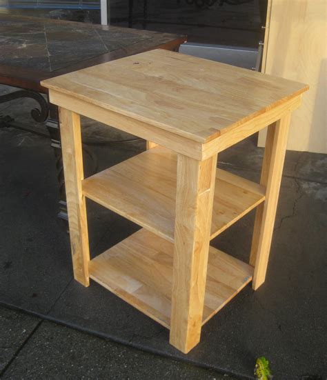 Uhuru Furniture And Collectibles Sold Small Utility Table 25