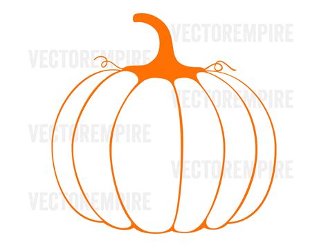 Pumpkin Svg Fall Pumpkin Clip Art Autumn Svg Pumpkin Cricut Files