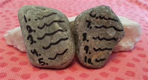 From Ssl Kids Ten Commandments Bible Craft Make Stone Tablets Easy