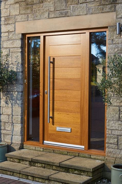 Contemporary Hand Crafted Timber Door Modern Entrance Door Wooden