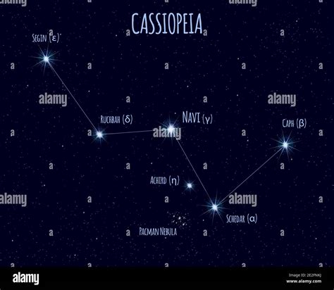 Cassiopeia Constellation Drawing