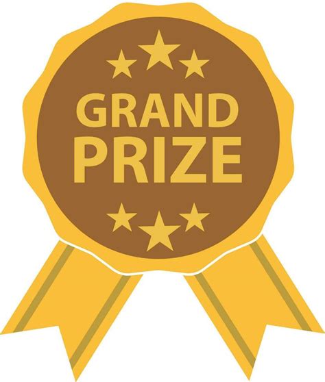 Grand Prize Medal Icon Grand Prize Badge Medal Symbol Grand Prize Win