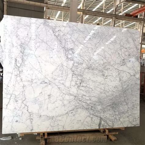 Italian Calacatta Statuario Carrara White Marble Slabs From China