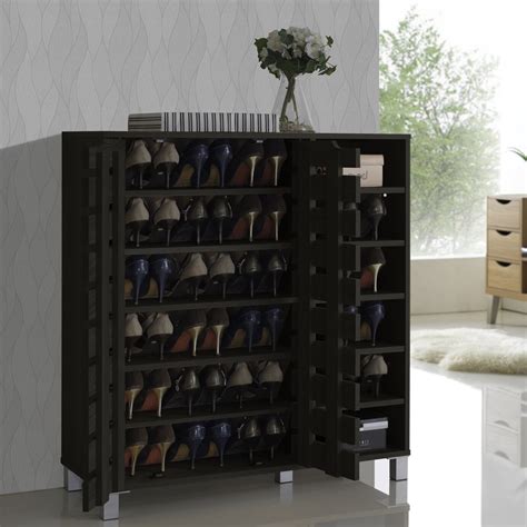 Get exactly the storage you need with premium garage cabinets. Wholesale Interiors Baxton Studio Shirley Wood 2-Door Shoe ...