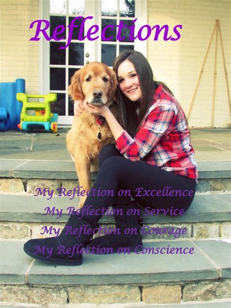 Reflections My Reflection On Excellence My Reflection On Service My