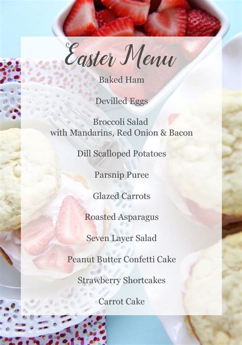 A Delicious Dinner Menu To Go With Ham Perfect For Easter Appetizers