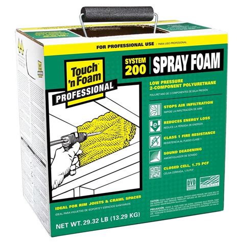 Touch N Foam 200 Ft Board Polyurethane 2 Component Spray Foam Kit