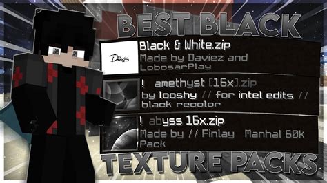 The Best Black Texture Packs V2 Solo Bedwars Commentary Youtube