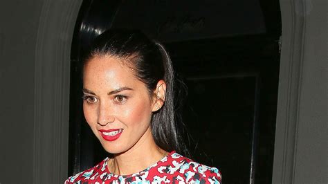 Olivia Munns Sleek Ponytail Bronze Skin And Red Lipstick Vogue