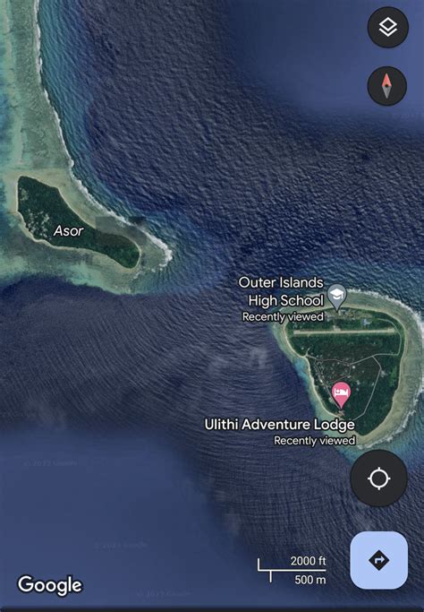 Falalop And Asor 2 Of The 4 Inhabited Islands In The Ulithi Atoll Micronesia R Geography