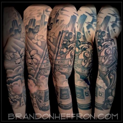 4416 18th st san francisco, ca 94114 b/t douglass st & eureka st castro. San Francisco Sleeve by Brandon Heffron | San francisco tattoo, Sleeve tattoos, Tattoos