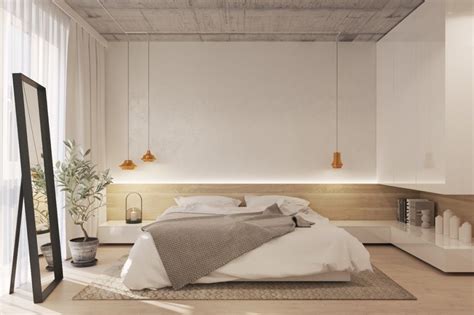 The Uniqueness Of Minimalist White Bedroom Designs Which Uses A Wooden