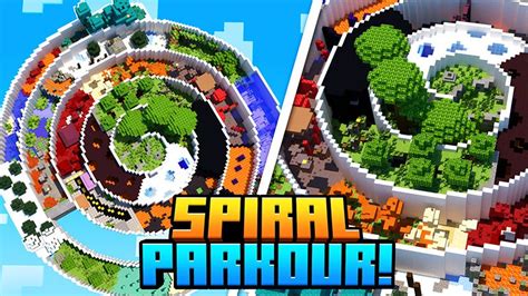 Spiral Parkour By Diluvian Minecraft Marketplace Map Minecraft