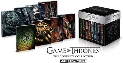 Game Of Thrones The Complete Collection Limited Steelbook 4k Ultra Hd
