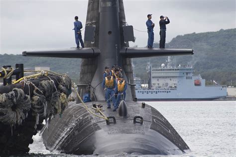 Sailors Assigned To The Japan Maritime Self Defense Force Submarine Js
