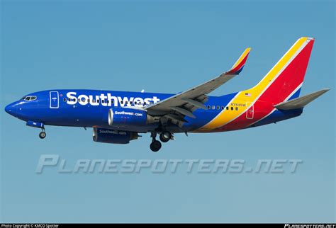 N784sw Southwest Airlines Boeing 737 7h4wl Photo By Kmco Spotter Id